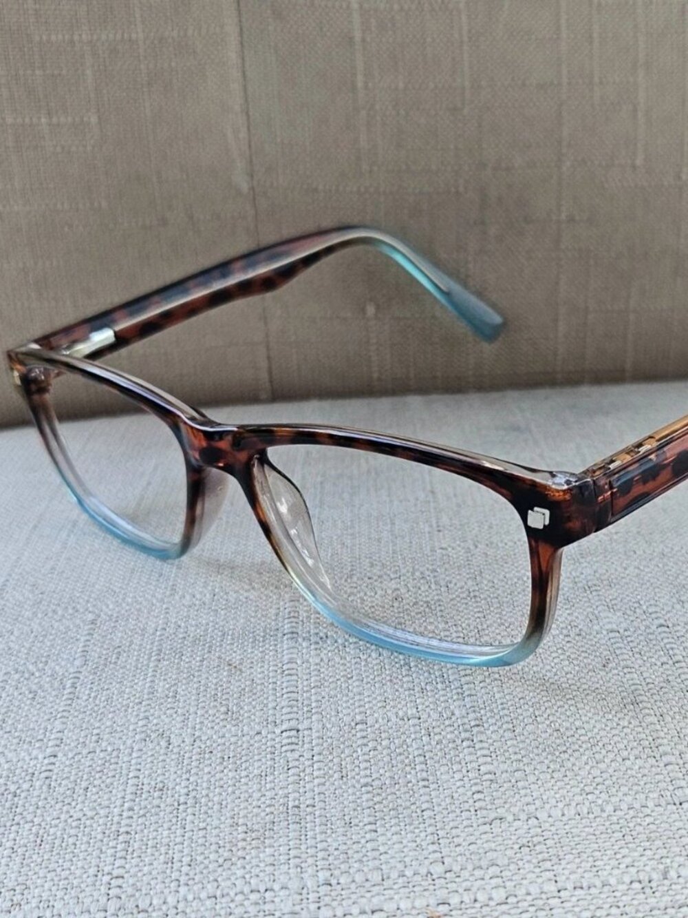 Modern Eyeglasses Frame Tortoise/Blue Eyewear EXIT Glasses Unisex Frame only